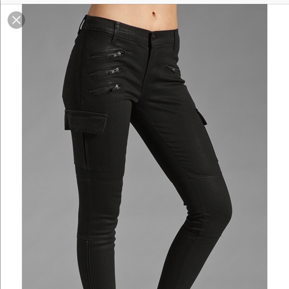 J Brand Coated Brix Moonwalk Cargo Pant